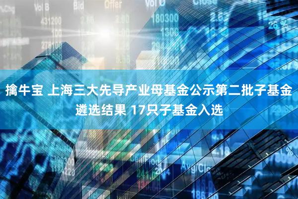 擒牛宝 上海三大先导产业母基金公示第二批子基金遴选结果 17只子基金入选