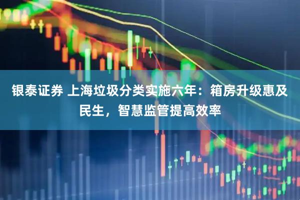 银泰证券 上海垃圾分类实施六年：箱房升级惠及民生，智慧监管提高效率