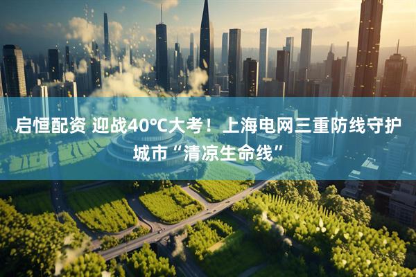 启恒配资 迎战40℃大考！上海电网三重防线守护城市“清凉生命线”