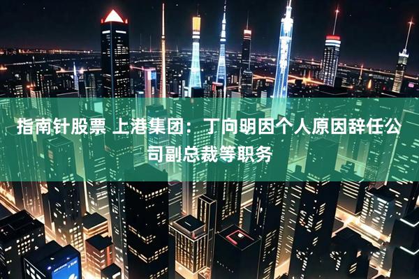 指南针股票 上港集团：丁向明因个人原因辞任公司副总裁等职务