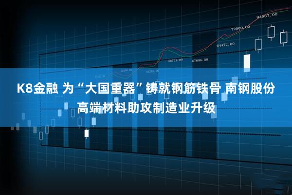 K8金融 为“大国重器”铸就钢筋铁骨 南钢股份高端材料助攻制造业升级